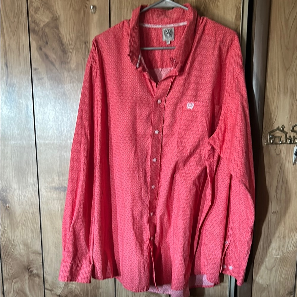 Cinch Pinkish Red Men's Shirt
